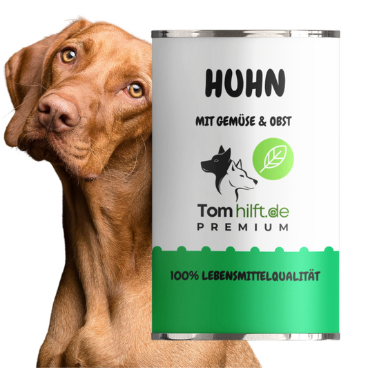 6 x Huhn mit Gemüse & Obst