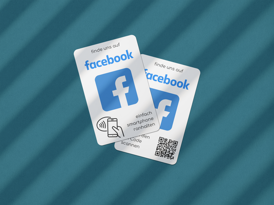 Mehr Facebook Follower mit NFC Karte und QR Code